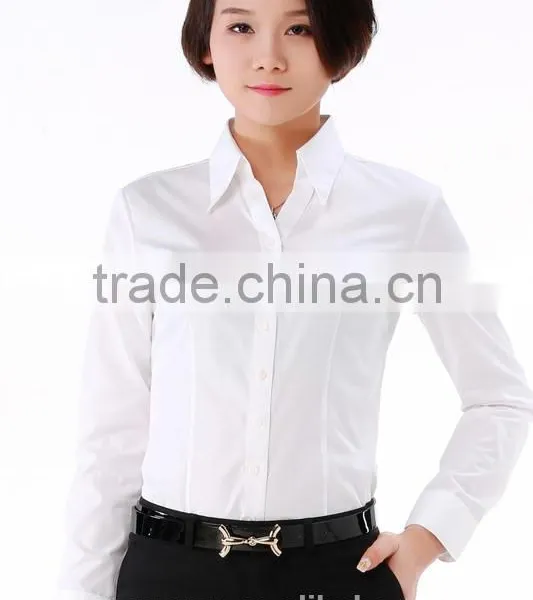 Classic Fit Long Sleeve Shirt for Middle -aged Women photo-2