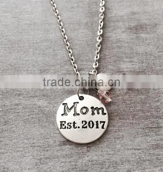 Mothers Necklace New Mom Necklace Birth Name Necklace New Mom Jewelry, Name Necklace, Personalized Mommy Necklace 2016 photo-4