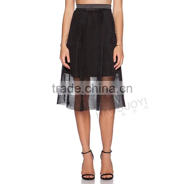 MGOO 2016 Imported New Formal Skirts Designs For Women Skirt Tutu For Lady Sexy Transparent Skirt 15145B904 photo-5