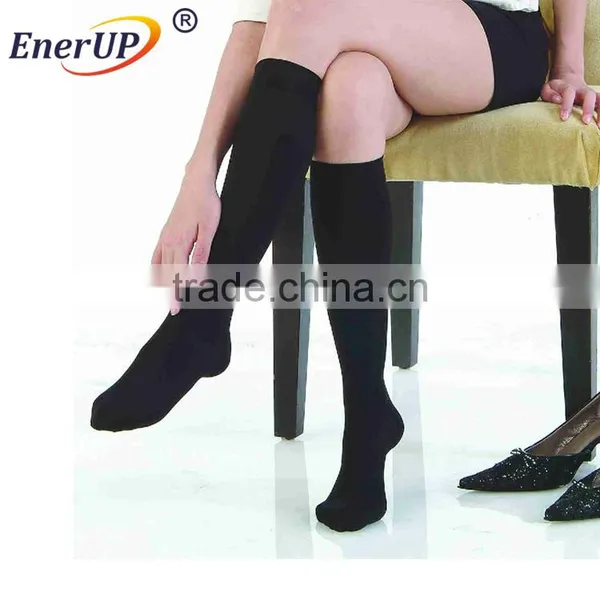 Breathable Men Knee High Copper Compression Socks for Sports photo-2