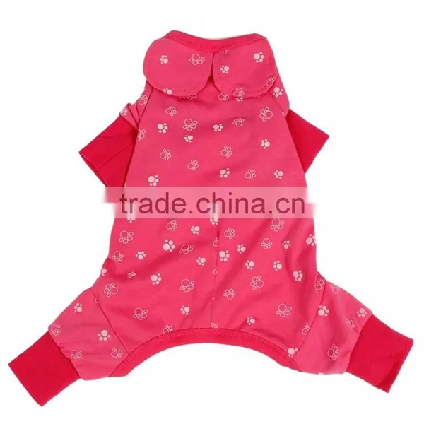Fashional Pink Dog Onesie Dog Apparel photo-2