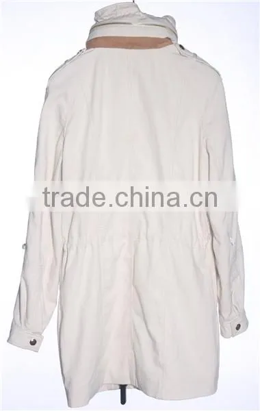 2014-2015 Long Winter White Coat Women's Winter Warm Long Coat Jacket photo-4