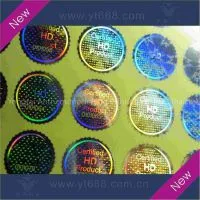 Demetallization Numbe Hologram Sticker