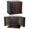 Fashion Luxury Folding Wooden Jewelry Box Case
