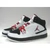 White Shoes AJF1 Women Jordan Flight 1 Varsity Red Black photo-3
