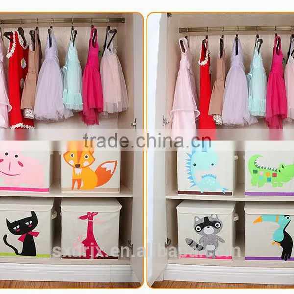 Cotton Canvas Storage Bin /box for Toy Organizer photo-2