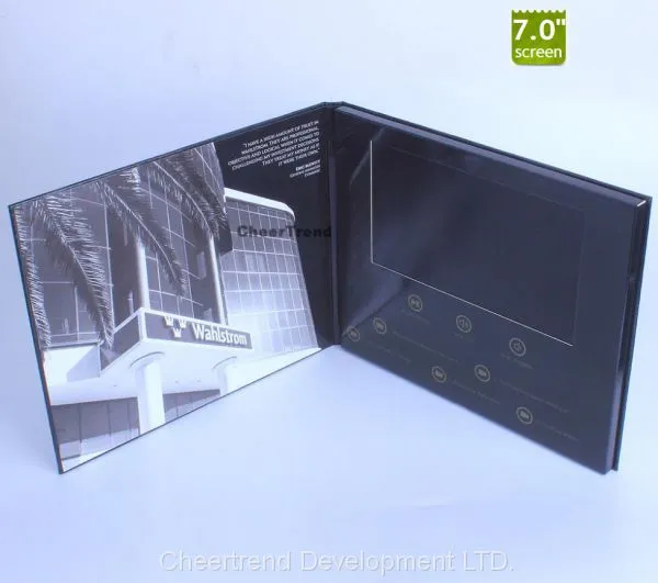 Custom Smart Buttons Brochure With Video Screen , JPG / JPEG Photo Format photo-4
