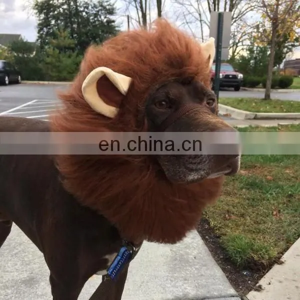 Funny Animal Planet Lion Hair Pet Costume for Puppy Dog Cats photo-2
