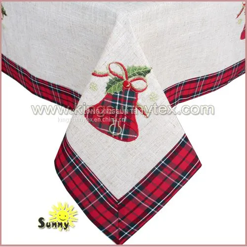 Scottish Lattice of Christmas Tablecloth in 2017 photo-3