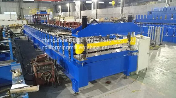 Roll Forming Machine IBR Roof Panel Trapezoidal Roofing Sheet Roll Forming Line Metal Profile Machines photo-5