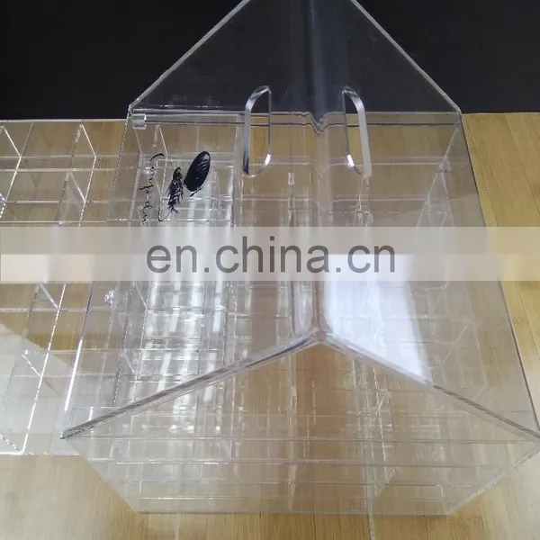 New Product House Style Clear Acrylic Bait Box With Drawers photo-4