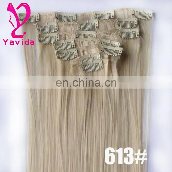 Hair Extensions Clips Clip in Human Hair Extensions for Black Women photo-5