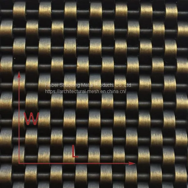 XY-1405G Woven Metal Antique Brass Finished photo-3