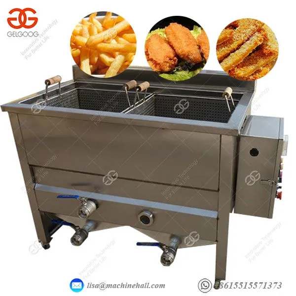 Peanuts , Green Beans 48kw French Fries Frying Machine photo-3