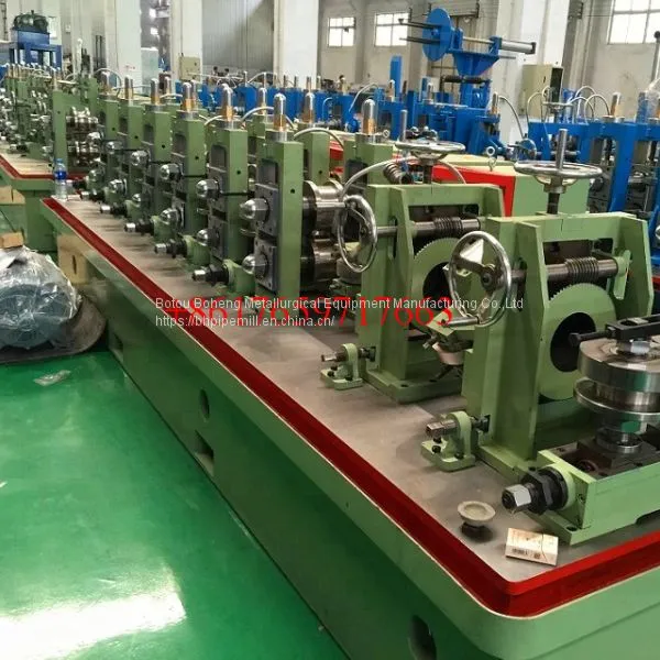 High Strength Steel Used ERW Pipe Mill Making Machine photo-2