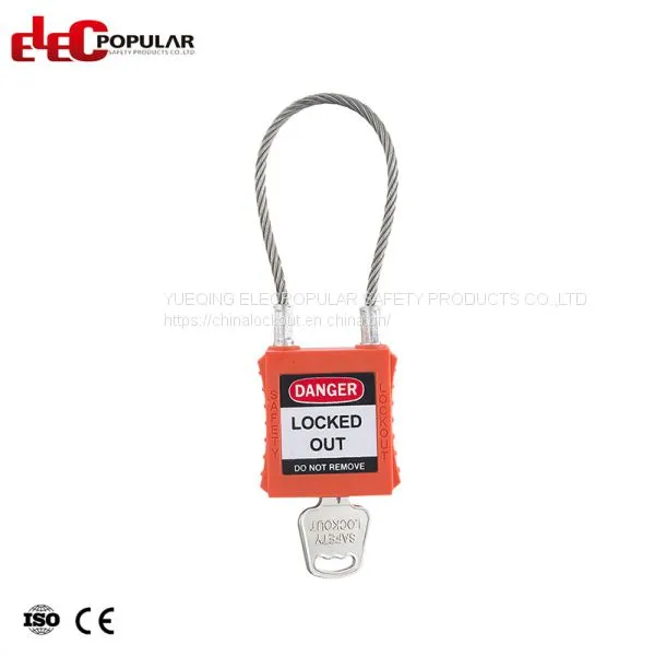 Steel Cable Shackle Safety Padlocks EP-8541~EP-8544 ABS Safety Padlock photo-2