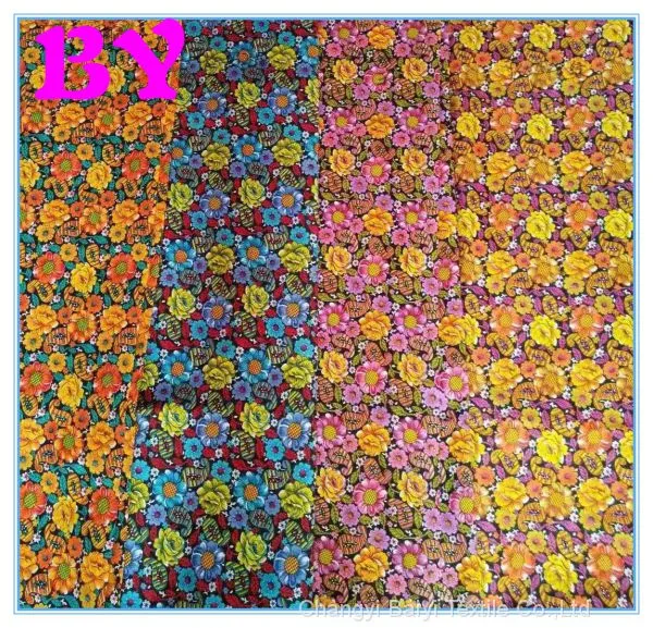 Made in Weifang Custom Digital Printing Different Printed Fabric Small Floral Design for Polyester Printed Fabri photo-3