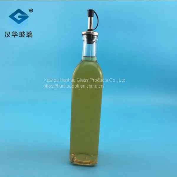 Manufacturer of 500ml Square Olive Oil Glass Bottle photo-3