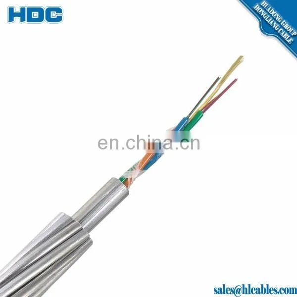 Vietnam Best Selling Optical Ground Wire OPGW Telecommunication Cable 57/12 57/24Size Factory Price photo-4