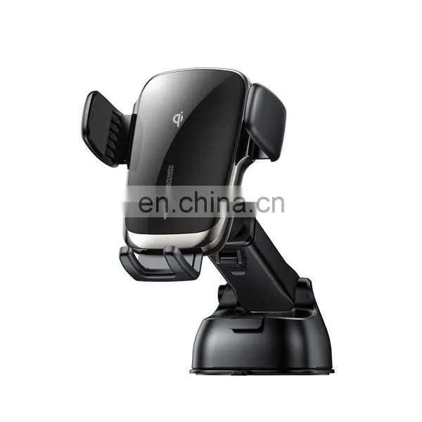 JOYROOM ZS248 FCC CE Qi Self-Aligning Coil Car Charger Mobile Mount Dashboard Qi 15W Wireless Fast Charging Car Phone Holder photo-2
