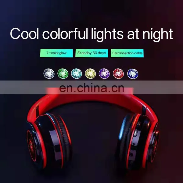 Golden Sky Customized High Quality Wireless Funky Headband Headset Earphones Earpiece Headband Earphone photo-5