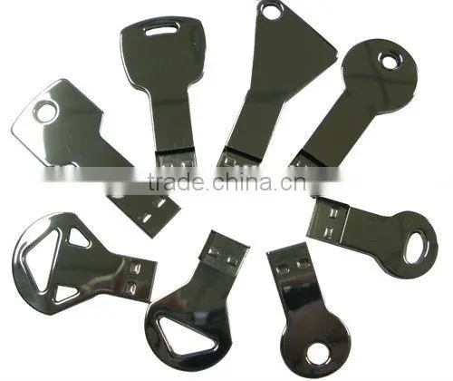 Metal Key Style Usb Drive Free Laser Engrave Logo USB Key Cheap Key Pendrive photo-4