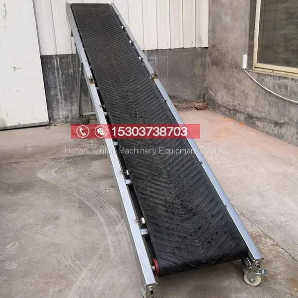 Packed Coal Bag Loading Truck Used Simple Belt Conveyor photo-4