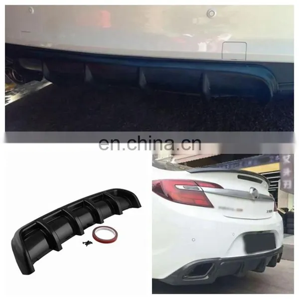 Universal Black Car Rear Bumper Body Kit Shark Chin Spoiler Lip Diffuser Trim Cover AF-ZLB04C67 photo-3