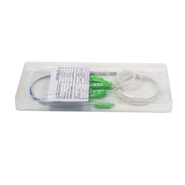 Mini Steel Tube SC/APC Connector Optical PLC Splitter1X2 1X4 1X8 Fiber Optic PLC Cable Splitter photo-4