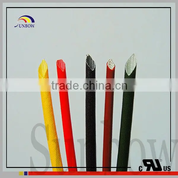 UL Listed Flame Retardant Insulation Silicone Fiberglass Sleeving photo-6