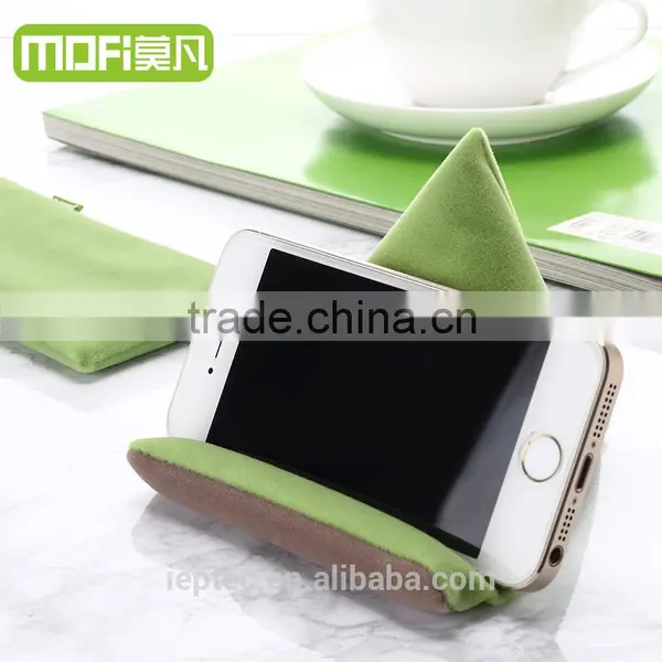 MOFi Original Universal Lazy Mobile Phone Holder Bracket for IPhone Samsung Xiaomi Huawei, Flannel Microfiber Handset Desk Stand