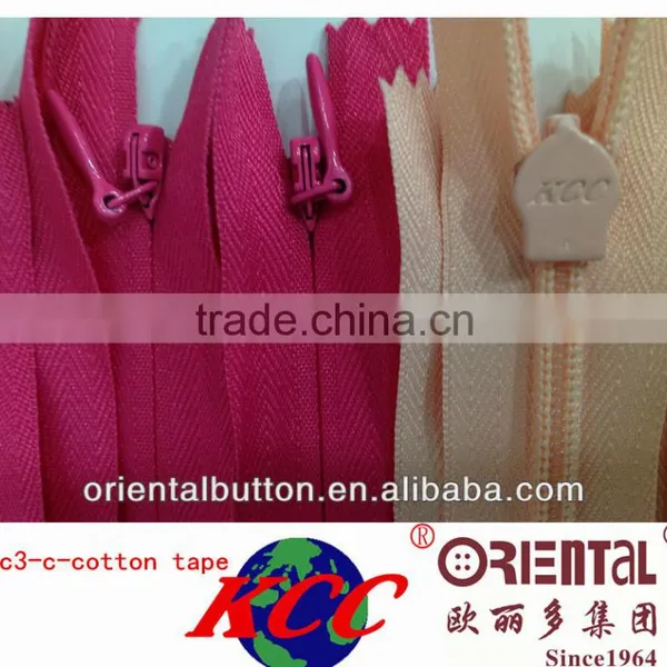 10-inch 4# Invisible Zipper/ Fabric Tape KCC Zipper photo-2