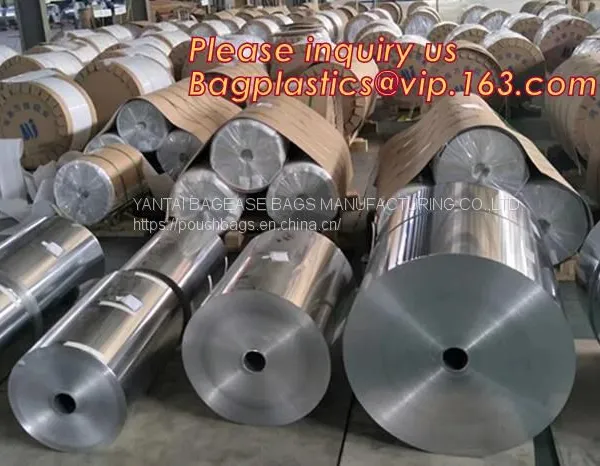 8011 /8006 0.01mm - 0.025mm Aluminium Household Foil Rolls for Packaging,foil Jumbo Roll Manufacturer,Large Rolls Of Alu photo-3