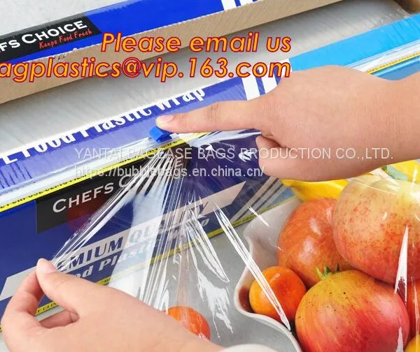 BPA Free Slider /plastic Cutter PE Cling Film for Food Wrap, PVC Food Wrap Cling Film, Cling Film for Food Wrap photo-2