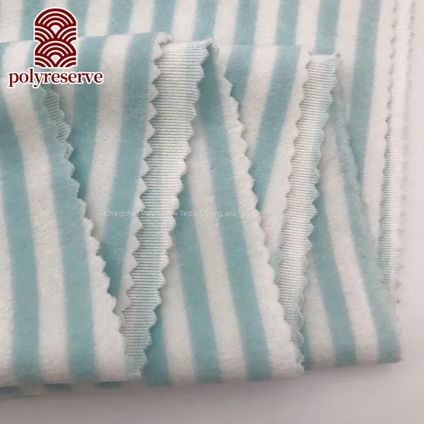 POLYRESERVE Two Face Stripe Cambridge Blue Designed High Quality 100Poly For Garment photo-2