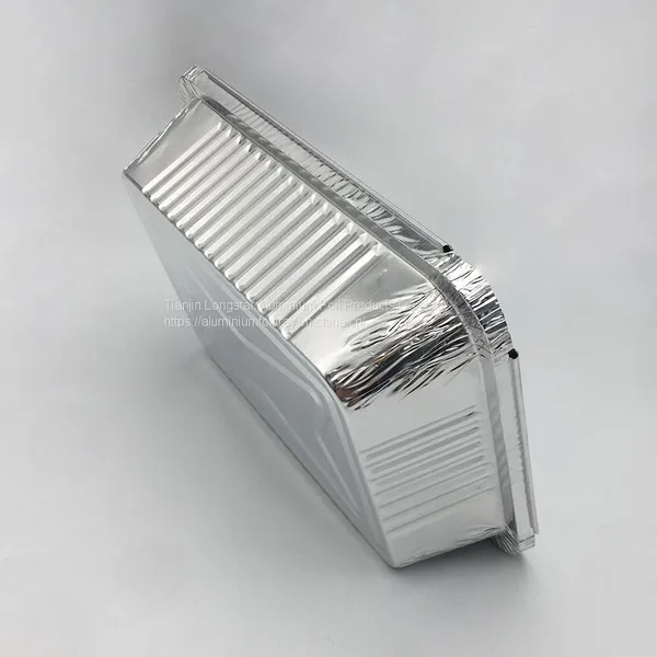 1000ml Rectangular Aluminium Foil Pan Takeaway Food Box photo-2