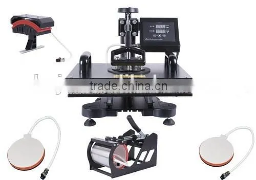 High Quality 5 In 1 Heat Press Machine Digital T-shirt Printing Machine