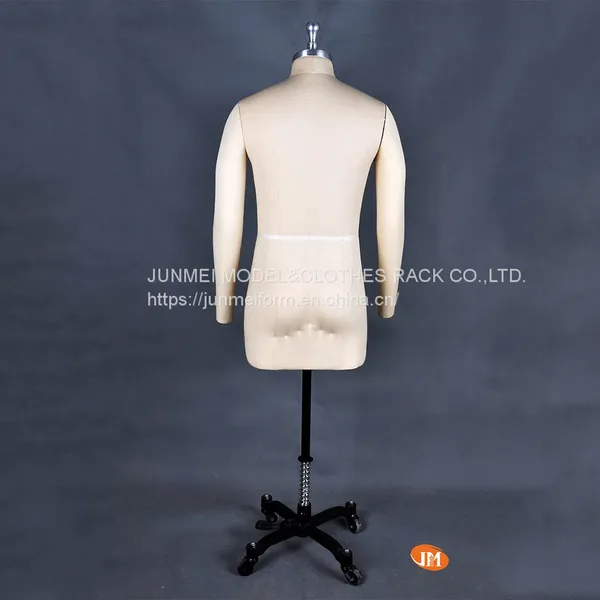 Professional Male Half Body Dress Form w/ Collapsible Shoulders and Removable Arms photo-3