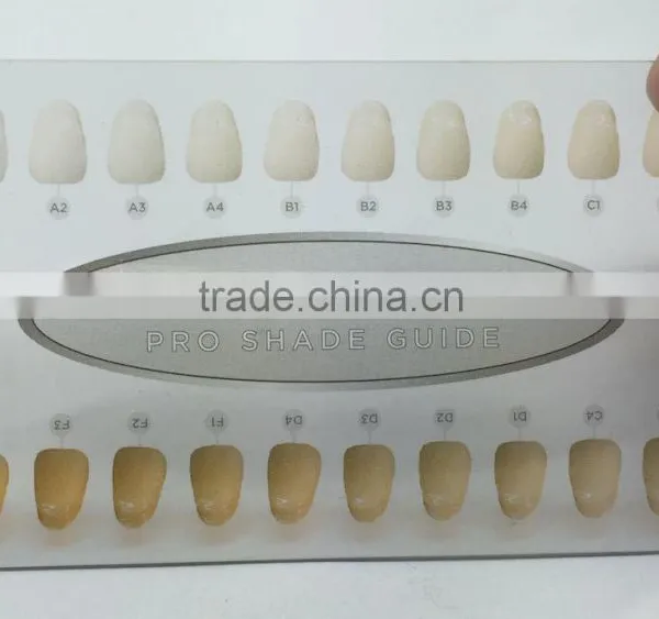 Shade Guide Professional Teeth Whitening .25-.50 Each