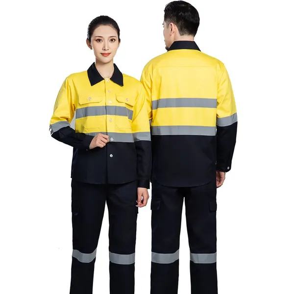 Summer Work Clothes With Bright Reflective Stripes, Comfortable and Breathable Boutique Men's and Women's Styles photo-2