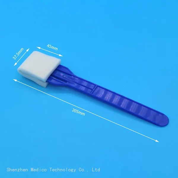 Large Square Head Disposable Medical Sponge Stick Sampler for Environmental Sampling photo-4