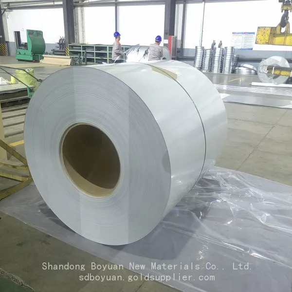 -Cold rolling process color coated aluminum zinc steel coil with excellent surface flatness