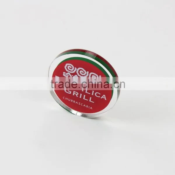 Customize Acrylic Logo Block Rounded Sign Plexiglass Block photo-2