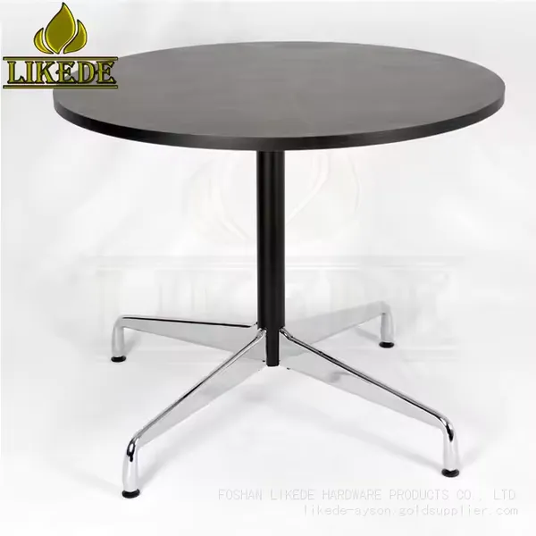 Morden Design Metal Base Banquet Table With Melamine Top for Dining Bedroom Workshop or Hospital Use photo-2