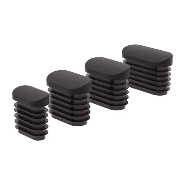 Curved Angled Top Incline Head Chair Tube Plug Oval photo-3