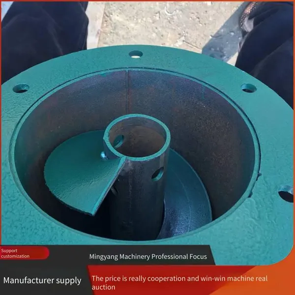 219 Diameter Spiral Elevator, Stainless Steel Grain Screw Conveyor, Round Pipe Baking Soda Material Lifting Machine photo-5