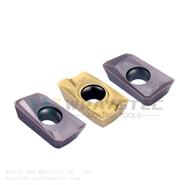 APMT1135PDER CNC Milling Inserts for Machining Steel and Stainless Steel in R0.8 Radius.