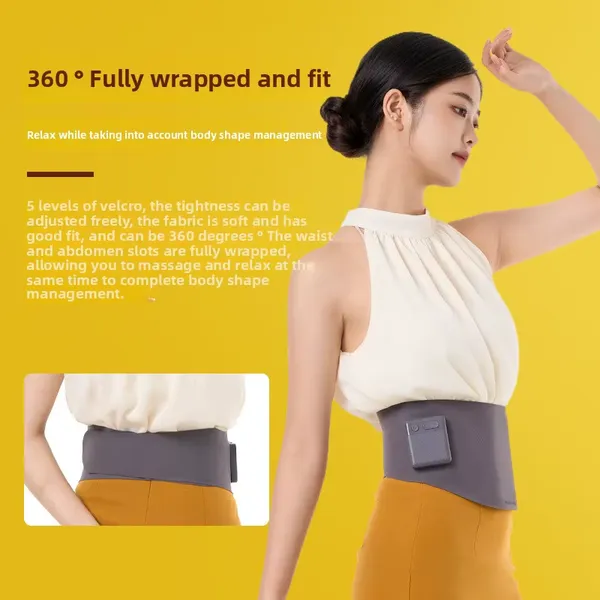 Wholesale Voice Broadcast Menstrual Heating Belt | HD Digital Graphene Waist Massager | Model W347