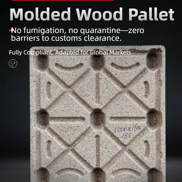 Dedicated Molded Wood Pallets for Sea Freight: Water-Resistant, Mold-Resistant, Fumigation-Free, and Facilitating Rapid Customs Clearance photo-2
