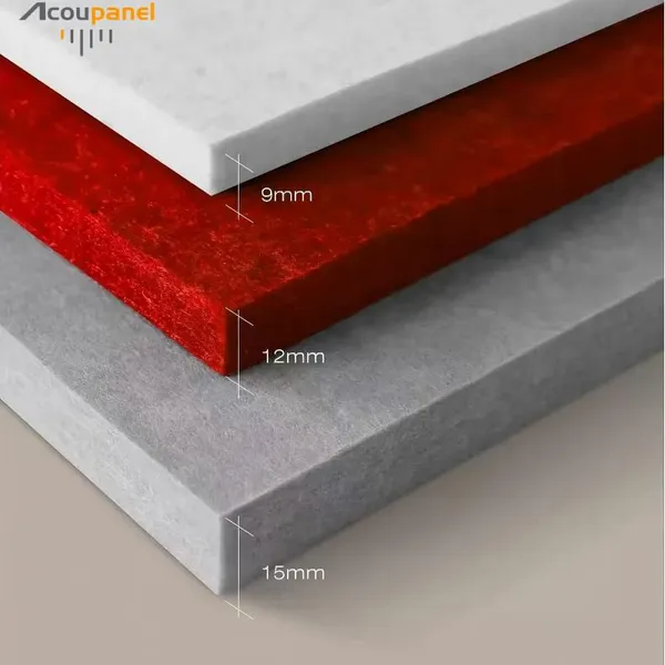 Customize Design PET Acoustic Ceiling Tile Soundproof Panel Fire Retardant NRC 0.85 photo-5